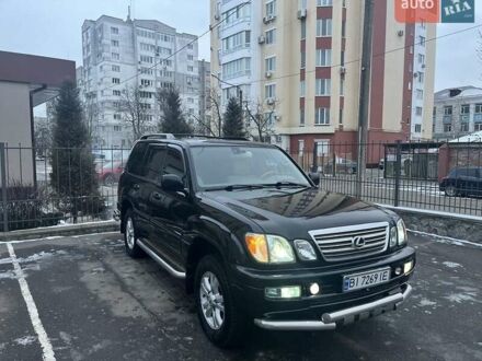 Черный Лексус ЛХ, объемом двигателя 4.7 л и пробегом 230 тыс. км за 14500 $, фото 1 на Automoto.ua
