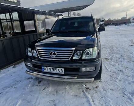 Черный Лексус ЛХ, объемом двигателя 4.7 л и пробегом 297 тыс. км за 14800 $, фото 1 на Automoto.ua