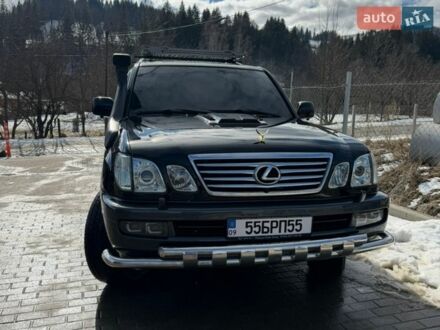 Черный Лексус ЛХ, объемом двигателя 4.66 л и пробегом 281 тыс. км за 25000 $, фото 1 на Automoto.ua