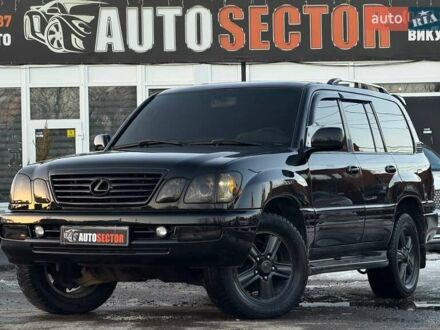 Чорний Лексус ЛХ, об'ємом двигуна 4.66 л та пробігом 206 тис. км за 12800 $, фото 1 на Automoto.ua