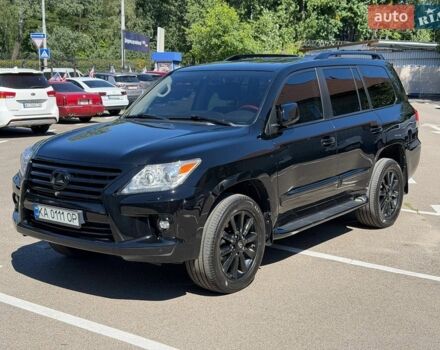 Черный Лексус ЛХ, объемом двигателя 5.66 л и пробегом 233 тыс. км за 28500 $, фото 1 на Automoto.ua