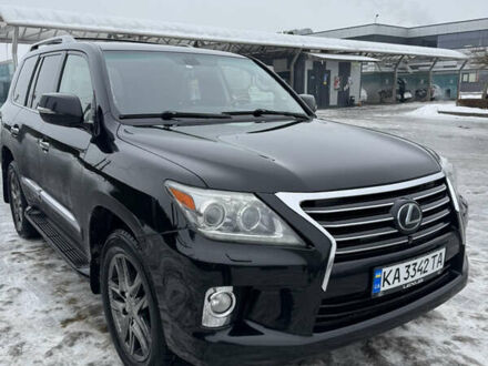 Черный Лексус ЛХ, объемом двигателя 5.66 л и пробегом 330 тыс. км за 24500 $, фото 1 на Automoto.ua