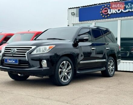 Черный Лексус ЛХ, объемом двигателя 5.66 л и пробегом 200 тыс. км за 26500 $, фото 1 на Automoto.ua