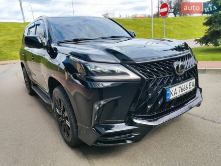 Черный Лексус ЛХ, объемом двигателя 5.7 л и пробегом 370 тыс. км за 31000 $, фото 1 на Automoto.ua