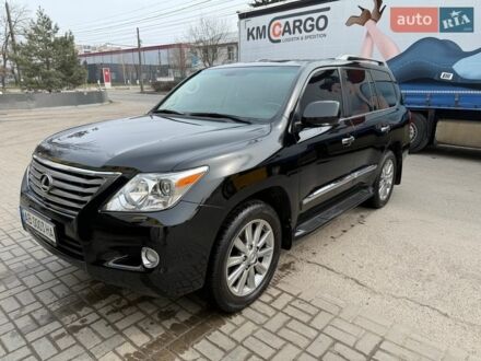 Черный Лексус ЛХ, объемом двигателя 5.66 л и пробегом 359 тыс. км за 34000 $, фото 1 на Automoto.ua