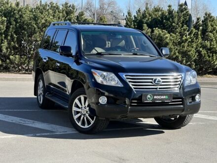 Черный Лексус ЛХ, объемом двигателя 5.7 л и пробегом 225 тыс. км за 26500 $, фото 1 на Automoto.ua