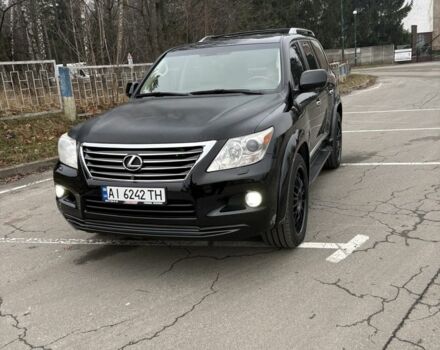 Черный Лексус ЛХ, объемом двигателя 5.7 л и пробегом 330 тыс. км за 21500 $, фото 1 на Automoto.ua