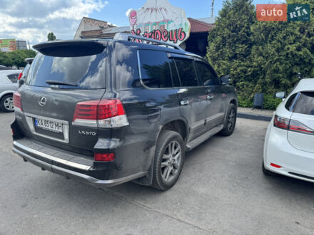 Черный Лексус ЛХ, объемом двигателя 5.66 л и пробегом 216 тыс. км за 30500 $, фото 1 на Automoto.ua
