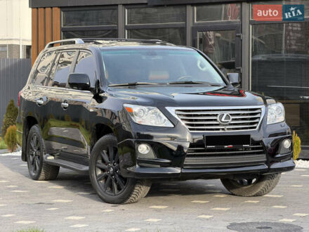 Черный Лексус ЛХ, объемом двигателя 5.7 л и пробегом 443 тыс. км за 26800 $, фото 1 на Automoto.ua