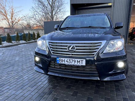 Чорний Лексус ЛХ, об'ємом двигуна 5.66 л та пробігом 80 тис. км за 57000 $, фото 1 на Automoto.ua