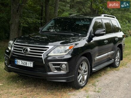 Чорний Лексус ЛХ, об'ємом двигуна 5.7 л та пробігом 218 тис. км за 34950 $, фото 1 на Automoto.ua