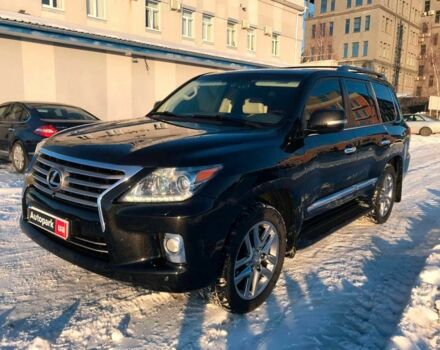 Черный Лексус ЛХ, объемом двигателя 5.7 л и пробегом 192 тыс. км за 27900 $, фото 1 на Automoto.ua