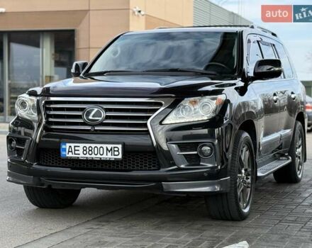 Черный Лексус ЛХ, объемом двигателя 5.66 л и пробегом 184 тыс. км за 42000 $, фото 1 на Automoto.ua