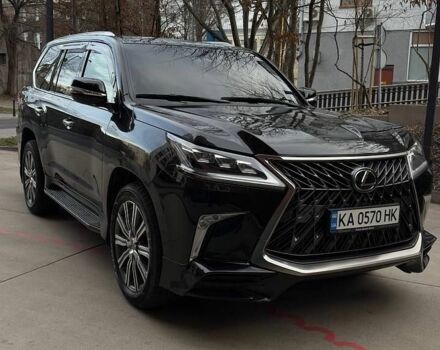 Черный Лексус ЛХ, объемом двигателя 5.66 л и пробегом 170 тыс. км за 61000 $, фото 1 на Automoto.ua