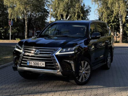 Черный Лексус ЛХ, объемом двигателя 5.66 л и пробегом 79 тыс. км за 67000 $, фото 1 на Automoto.ua