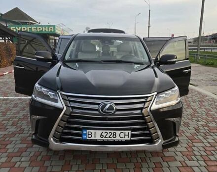 Черный Лексус ЛХ, объемом двигателя 4.46 л и пробегом 312 тыс. км за 55500 $, фото 1 на Automoto.ua