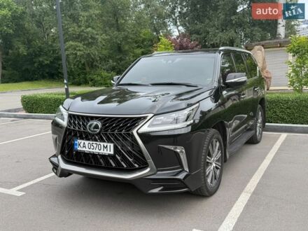 Черный Лексус ЛХ, объемом двигателя 5.7 л и пробегом 160 тыс. км за 64500 $, фото 1 на Automoto.ua