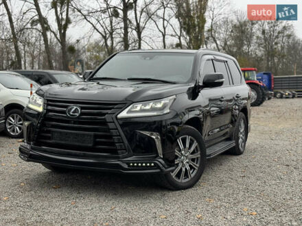 Черный Лексус ЛХ, объемом двигателя 4.5 л и пробегом 145 тыс. км за 62500 $, фото 1 на Automoto.ua