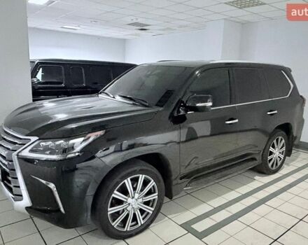 Черный Лексус ЛХ, объемом двигателя 4.46 л и пробегом 130 тыс. км за 59000 $, фото 1 на Automoto.ua