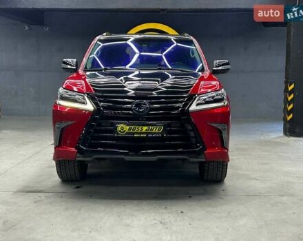 Красный Лексус ЛХ, объемом двигателя 5.7 л и пробегом 149 тыс. км за 74999 $, фото 1 на Automoto.ua