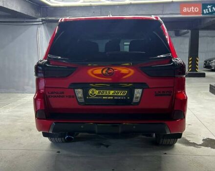 Красный Лексус ЛХ, объемом двигателя 5.7 л и пробегом 149 тыс. км за 74999 $, фото 4 на Automoto.ua