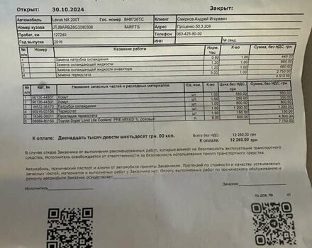 Сірий Лексус НХ, об'ємом двигуна 2 л та пробігом 130 тис. км за 23000 $, фото 15 на Automoto.ua