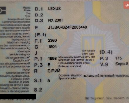Серый Лексус НХ, объемом двигателя 2 л и пробегом 166 тыс. км за 19200 $, фото 1 на Automoto.ua