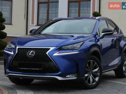 Синій Лексус НХ, об'ємом двигуна 2 л та пробігом 34 тис. км за 29590 $, фото 1 на Automoto.ua