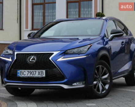 Синій Лексус НХ, об'ємом двигуна 2 л та пробігом 34 тис. км за 28990 $, фото 1 на Automoto.ua