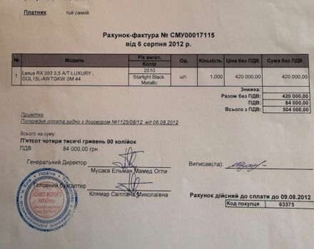 Чорний Лексус РХ, об'ємом двигуна 3.46 л та пробігом 250 тис. км за 16000 $, фото 9 на Automoto.ua