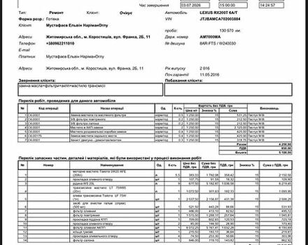 Черный Лексус РХ, объемом двигателя 2 л и пробегом 136 тыс. км за 29999 $, фото 27 на Automoto.ua