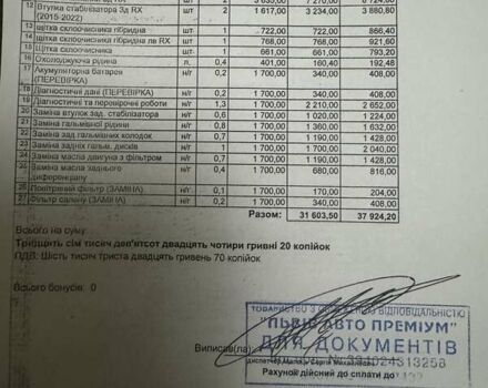 Коричневий Лексус РХ, об'ємом двигуна 2 л та пробігом 114 тис. км за 28950 $, фото 125 на Automoto.ua