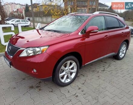 Красный Лексус РХ, объемом двигателя 3.46 л и пробегом 102 тыс. км за 20500 $, фото 1 на Automoto.ua