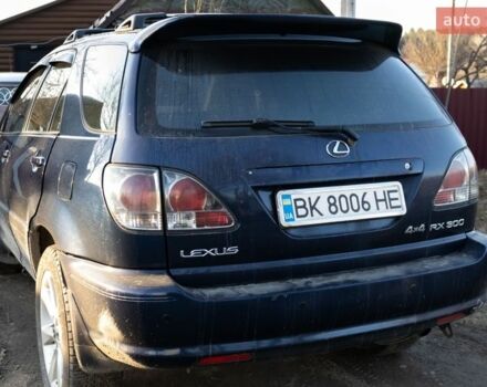 Синий Лексус РХ, объемом двигателя 3 л и пробегом 400 тыс. км за 6000 $, фото 5 на Automoto.ua