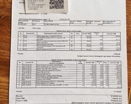 Синий Лексус РХ, объемом двигателя 3.46 л и пробегом 148 тыс. км за 18700 $, фото 37 на Automoto.ua