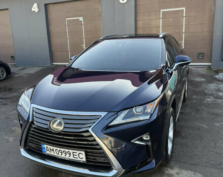 Синий Лексус РХ, объемом двигателя 3.46 л и пробегом 124 тыс. км за 36800 $, фото 2 на Automoto.ua