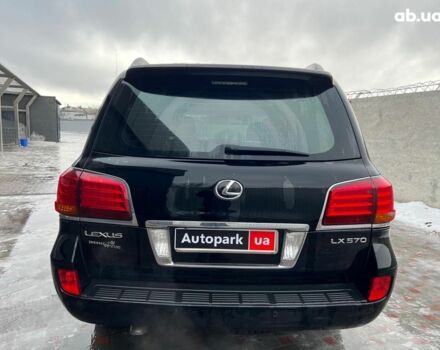 Черный Лексус LX 570, объемом двигателя 57 л и пробегом 153 тыс. км за 25490 $, фото 8 на Automoto.ua