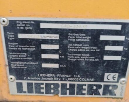 Либхерр 914, объемом двигателя 0 л и пробегом 150 тыс. км за 33000 $, фото 8 на Automoto.ua