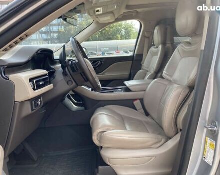 Серый Линкольн Авиатор, объемом двигателя 3 л и пробегом 53 тыс. км за 39500 $, фото 8 на Automoto.ua