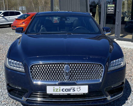 Синий Линкольн Континенталь, объемом двигателя 2.96 л и пробегом 67 тыс. км за 19900 $, фото 1 на Automoto.ua