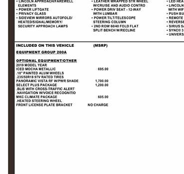 Серый Линкольн МКС, объемом двигателя 2 л и пробегом 24 тыс. км за 14000 $, фото 13 на Automoto.ua