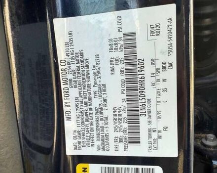 Чорний Лінкольн MKZ, об'ємом двигуна 2 л та пробігом 125 тис. км за 10200 $, фото 11 на Automoto.ua