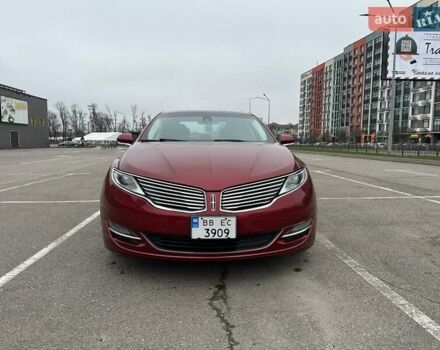 Червоний Лінкольн MKZ, об'ємом двигуна 2 л та пробігом 169 тис. км за 12500 $, фото 1 на Automoto.ua