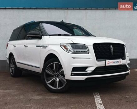 Белый Линкольн Навигатор, объемом двигателя 3.5 л и пробегом 43 тыс. км за 57000 $, фото 1 на Automoto.ua