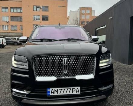 Черный Линкольн Навигатор, объемом двигателя 3.5 л и пробегом 145 тыс. км за 55000 $, фото 5 на Automoto.ua