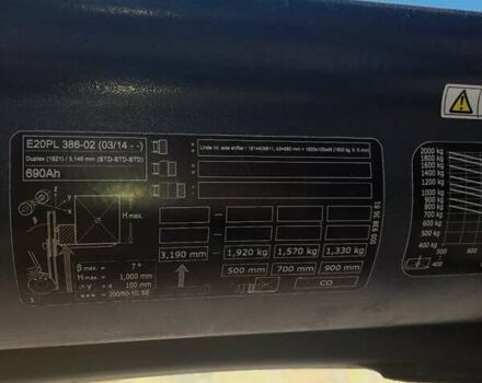 Линде  E 20PL-02, объемом двигателя 0 л и пробегом 0 тыс. км за 11599 $, фото 10 на Automoto.ua