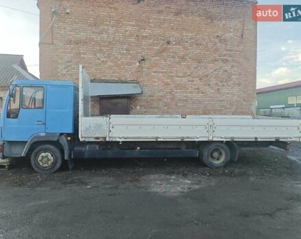 Синий МАН 10.224, объемом двигателя 6.87 л и пробегом 430 тыс. км за 8600 $, фото 1 на Automoto.ua