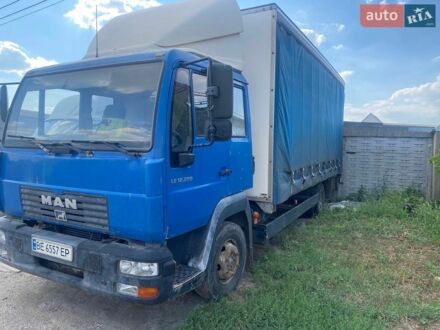 Синий МАН 12.220, объемом двигателя 6.87 л и пробегом 689 тыс. км за 10000 $, фото 1 на Automoto.ua