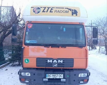 Оранжевый МАН 12.220, объемом двигателя 6.9 л и пробегом 740 тыс. км за 13900 $, фото 2 на Automoto.ua