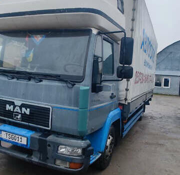 Серый МАН 12.225, объемом двигателя 6.87 л и пробегом 187 тыс. км за 16000 $, фото 1 на Automoto.ua